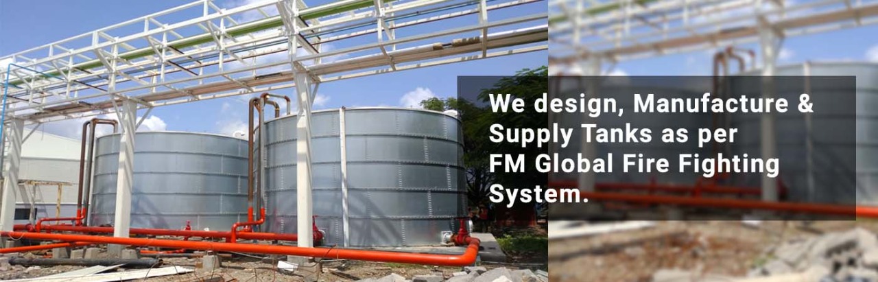 raw water storage tanks